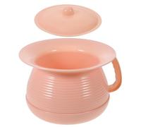 SWETRACE Portable Adult Urinal Pot with Lid for Men, Stable and Easy to Carry Pp Plastic Bedpan Urine Bottle Suitable for Household, Bedroom, and Travel Use
