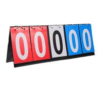 SWETRACE Portable Flip Scoreboard for Basketball and Volleyball Tabletop Use with Number Display and Lightweight Sturdy Frame