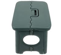SWETRACE Portable Foldable Stool Small Green with Strong Load-bearing Ability PP Folding Stool round Chamfers for Travel and Home Use