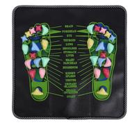 SWETRACE Portable Foot Massager Mat with PVC Material for Reflexology and Acupressure, Easy to Carry Stone Foot Care Mat Suitable for Office and Home Use, for Health-Conscious Individuals
