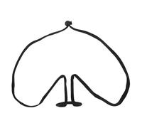 SWETRACE Portable Hanging Neck Microphone Holder Adjustable Support for Microphones Up to Lightweight and Neck-mount Mic Stand for Performers and Presenters