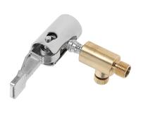 SWETRACE Portable Tire Inflator Nozzle Adapter with Threaded Chuck, Locking Compressor Inflation Connector for Car, Motorcycle, and Bicycle Pump Inflation