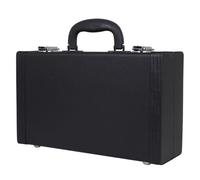 SWETRACE Replacement Leather Carrying Case Padded Case for Clarinet Black Scratch Resistant Dust Reduction with Four Bottom Nails Simple and Elegant Appearance Portable Clarinet Storage