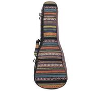 SWETRACE Thickened Padded Ukulele Backpack Bag Lightweight Multi-functional Polyester and Cotton Ukulele Holder with Small Zipper Bag for Outdoor Use and Concerts