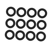 SWETRACE Trumpet Black Felt Material Replacement Pads 20pcs Felt Washers Easy to Replace and Protect the Keys for Trumpet and Trombone Suitable for Musical Instrument Maintenance