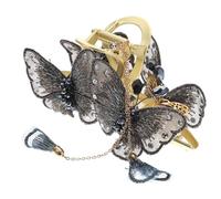 SWETRACE Vintage Butterfly Hair Clip with Tassel Drop Elegant Metal Hairpin for Women and Non-slip Accessory Suitable for Thick Thin Hair Classic Charm for Stylish Hairstyles