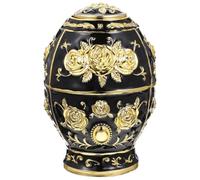 SWETRACE Vintage Style Pop-up Toothpick Dispenser and Holder in Black for Storing Toothpicks and Cotton Swabs for Canteens and Western Restaurants Compact