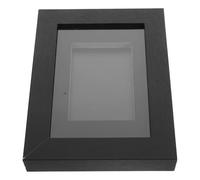 SWETRACE Wall Mounted Card Display Case for Cards Dustproof Storage with Protective Cover Elegant Wood and Acrylic Frame Space Saving Design for Personal Display Area Or Studies