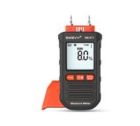 SWEVY SW911 Digital Hygrometer with LCD Large Screen, Portable Wood Moisture Content Tester for Building Materials