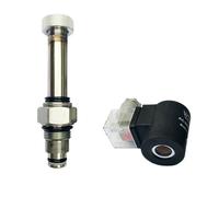 SWEWDSQG CSV0201 solenoid cartridge valve, coil, pressure relief valve, AC220V, DC24V, inner hole 14mm, height 50mm(Coil valve stem,220V)