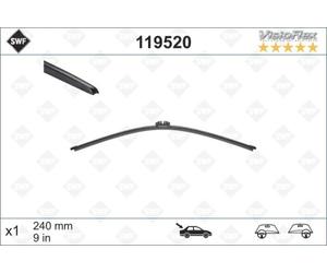 SWF Rear Window Wiper Blade 240mm 9" Fits CITROEN C5 RENAULT Clio VM262