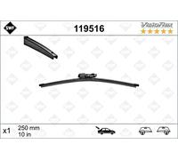 SWF Rear Window Wiper Blade 250mm 10" Fits SEAT SKODA VW Scirocco 1S6955427