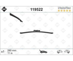 SWF Rear Window Wiper Blade 280mm 11" Fits BMW E87 E81 MERCEDES MINI R55 36625