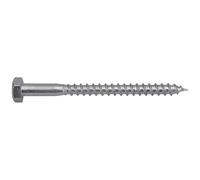 SWG 192 6 40 67 Wood Screw 6mm x 40mm Hex Head Zinc Plated Steel 1...