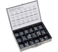 SWG Shoulder Screw Set: 750 Pcs Galvanised Threaded Screws