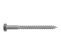 SWG Wood Screw 8mmx120mm Zinc Plated Steel 25 pcs