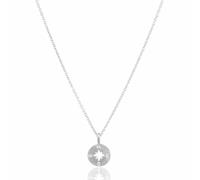 swglcowo Friendship Compass Elephant Pendant Necklace Gold Silver Plated Good Luck Key Sun Vertical Bar Butterfly Lightweight Faith Chain Necklace for Women Birthday Wedding Jewelry Gifts, Zinc, No