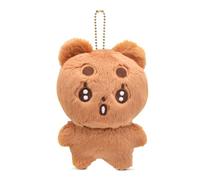 Swico Remado Kpop Keychains Cute Cartoon Keyring Car Key Pendant Women Handbag Purse Wallet Pendants, Brown, Medium