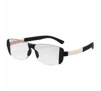SWIDEN Rimless Bifocal Reading Glasses,Blue Light Blocking Computer Readers,Ultralight TR90 Eyeglasses for Men Women (Color : Black, Size : 2.5X), YIWAN01