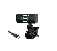 SWIFF AUDIO Guitar Tuner, Rechargeable Clip-On Tuner with LED Display, Mini Tuner for Acoustic, Electric Guitar, Bass, Violin, Ukulele, Super Bright Display to Read for Professional & Beginners (A10R)