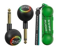 SWIFF AUDIO WT09a Wireless Guitar System, 2.4GHz Guitar Transmitter Receiver w/6 Channels, High-Impedance Audio Engine, <4ms Low Latency, 100ft Range, RGB Signal Indicator, Carrying Case Included