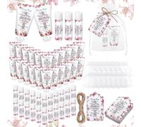Swiffen 24 Sets Christian Hand Cream and Lip Balm Christian Christmas Gift for Women Ha Travel Size