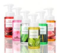 Swiffen 6pack Christmas Foaming Hand Soap with Pump Care Moisturizing Liquid Holiday Foam Hand Wash Stocking Stuffers Gift for Kitchen Bathroom Family Teacher Staff 8.75 Fl.oz(6 Colors,Spring)
