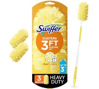 Swiffer 360 Dusters Extendable Handle Starter Kit, 3 Count Duster Refill