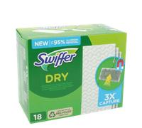 Swiffer Floor Mop Floor Dusters Refill Pack 18 Wipes Ideal for Dust, Pet Hair and Allergens