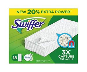 Swiffer Dry-Wipe Cloths with Febreze Fragrance (2 Packs of 18)
