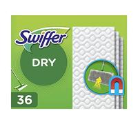 Swiffer Dust-Catcher Mop Refills Dry Wipes, 36 Cleaning Wipes for Swiffer Broom, Catches and Retains 3 Times More Dust, Dirt and Hair Than a Classic Broom