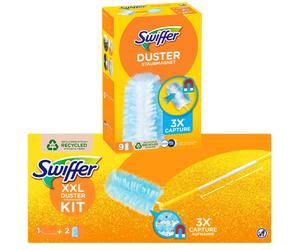 Swiffer Duster Dust Magnet XXL Kit Starter Set With 1 Handle +2 +9 Cloths #55
