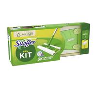 Swiffer - Floor Cleaner Starterkit with 1 Handle and 2 Dry Floor Cloth Refills - 1 Set