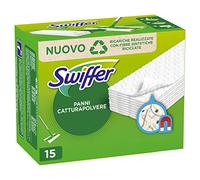 Swiffer Home Dust Trapper Cloths, 15 Microfibre Dry Cloths, Dust and Dirt Catch Cloths, Great for All Types of Floors and Animal Hair, Maxi Size