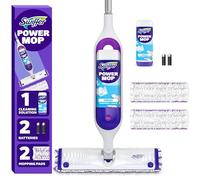 Swiffer PowerMop Multi-Surface Mop Kit for Floor Cleaning, Fresh Scent, Mopping Kit Includes PowerMop, 2 Mopping Pad Refills, 1 Floor Cleaning Solution with Fresh Scent and 2 Batteries