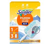 Swiffer Starter Kit Duvet Dust Capture, 1 Handle + 3 Refills.