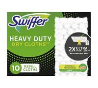 Swiffer Sweep + Mop, Wet Pads Refill, Floor Cleaner, Cleaning Cloths, Heavy Duty, Gain, 10ct