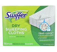 Swiffer Disposable Cloth Dry Sweeping Refills, 16 Count