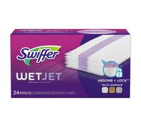 Swiffer WetJet Hardwood Floor Cleaner Spray Mop Pad Refill Bathroom Cleaning Supplies Hardwood Floor Cleaner Multi Surface 24 Count