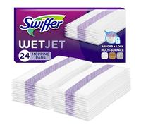 Swiffer Wetjet Hardwood Mop Pad Refills for Floor Mopping and Cleaning, All Purpose Multi Surface Floor Cleaning Product, 24 Count