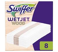 Swiffer Wetjet Wood Refill Wipes Spray Mop for All Floor Types 1 x 8