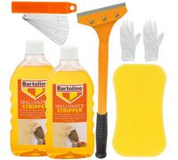 Swiflee and Co Heavy Duty Wallpaper Removal Kit - Includes 2X Wallpaper Stripper, Heavy Duty Scraper, Spare Blades, Sponge, Gloves