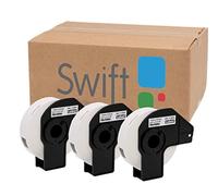 Swift 10 x Compatible DK-11203 17mm x 87mm White Thermal File Folder Labels Compatible with Brother QL-1100 QL-1060N QL-570 QL-580 QL-700 QL-710W QL-800 QL-810W QL-820NWB Printers
