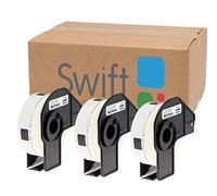 Swift 10 x Compatible DK-11204 17mm x 54mm White Thermal Multi Purpose Labels Compatible with Brother QL-1100 QL-1060N QL-570 QL-580 QL-700 QL-710W QL-800 QL-810W QL-820NWB Printers
