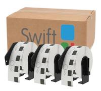 Swift 10 x Compatible DK-11219 12mm Round White Thermal Circle Labels Compatible with Brother QL-1100 QL-1060N QL-570 QL-580 QL-700 QL-710W QL-800 QL-810W QL-820NWB Printers