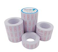 Swift 22 x 12 mm Price Gun Labels CT1 Lined 10 Rolls 5,000 Stickers Pricemarking Tags Fits Many Pricing Labellers