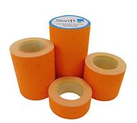 Swift 22 x 12 mm Price Gun Labels CT1 Orange 10 Rolls 5,000 Stickers Pricemarking Tags Fits Many Pricing Labellers