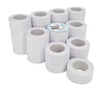Swift 22 x 12 mm Price Gun Labels CT1 White 30 Rolls 15,000 Stickers Pricemarking Tag