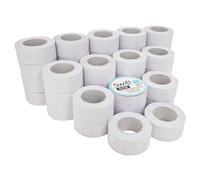 Swift 22 x 12 mm Price Gun Labels CT1 White Peelable Removable 40 Rolls 40,000 Stickers Pricemarking Tags Fits Many Pricing Labellers