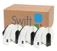 Swift 5 x Compatible DK-11208 38mm x 90mm White Thermal Standard Address Labels Compatible with Brother QL-1100 QL-1060N QL-570 QL-580 QL-700 QL-710W QL-800 QL-810W QL-820NWB Printers